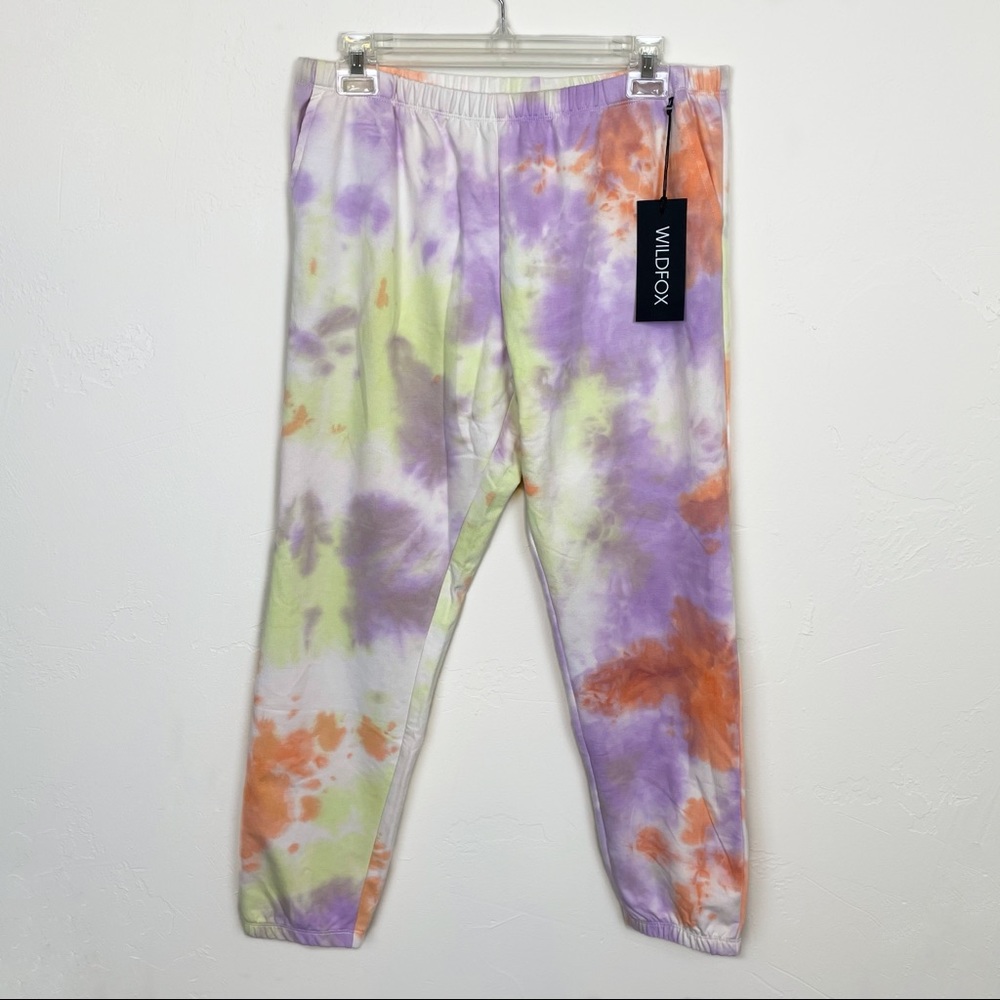 Wildfox | NWT Sherbet Wash Tie Dye Sweatpants